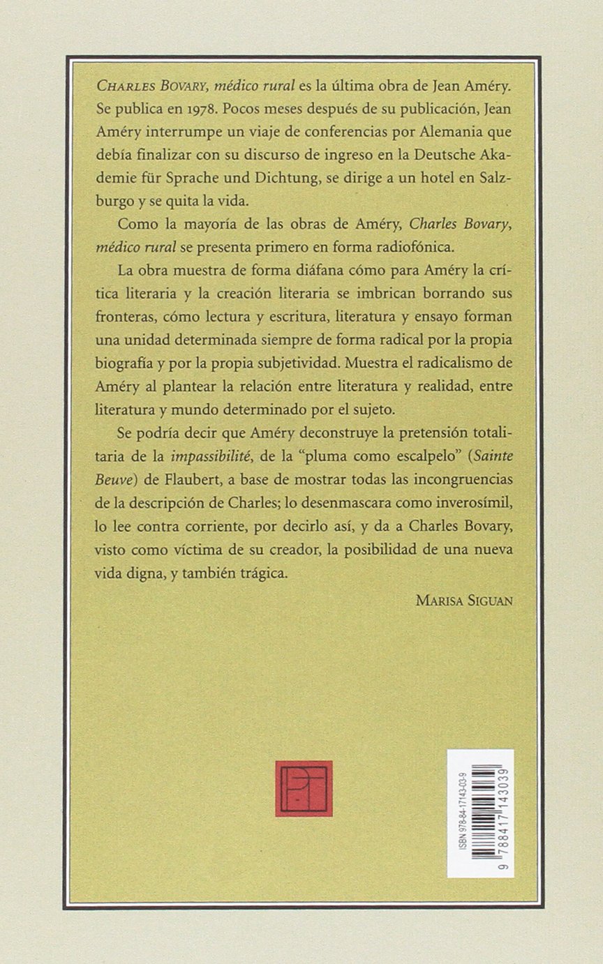 Charles Bovary, médico rural : retrato de un hombre sencillo
