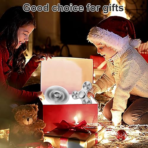 Miniatura 7 de Juguete giratorio de metal de acero inoxidable con rodamientos de alta velocidad de 4 a 8 minutos, EDC ADHD estrés ansiedad alivia reductor juguetes