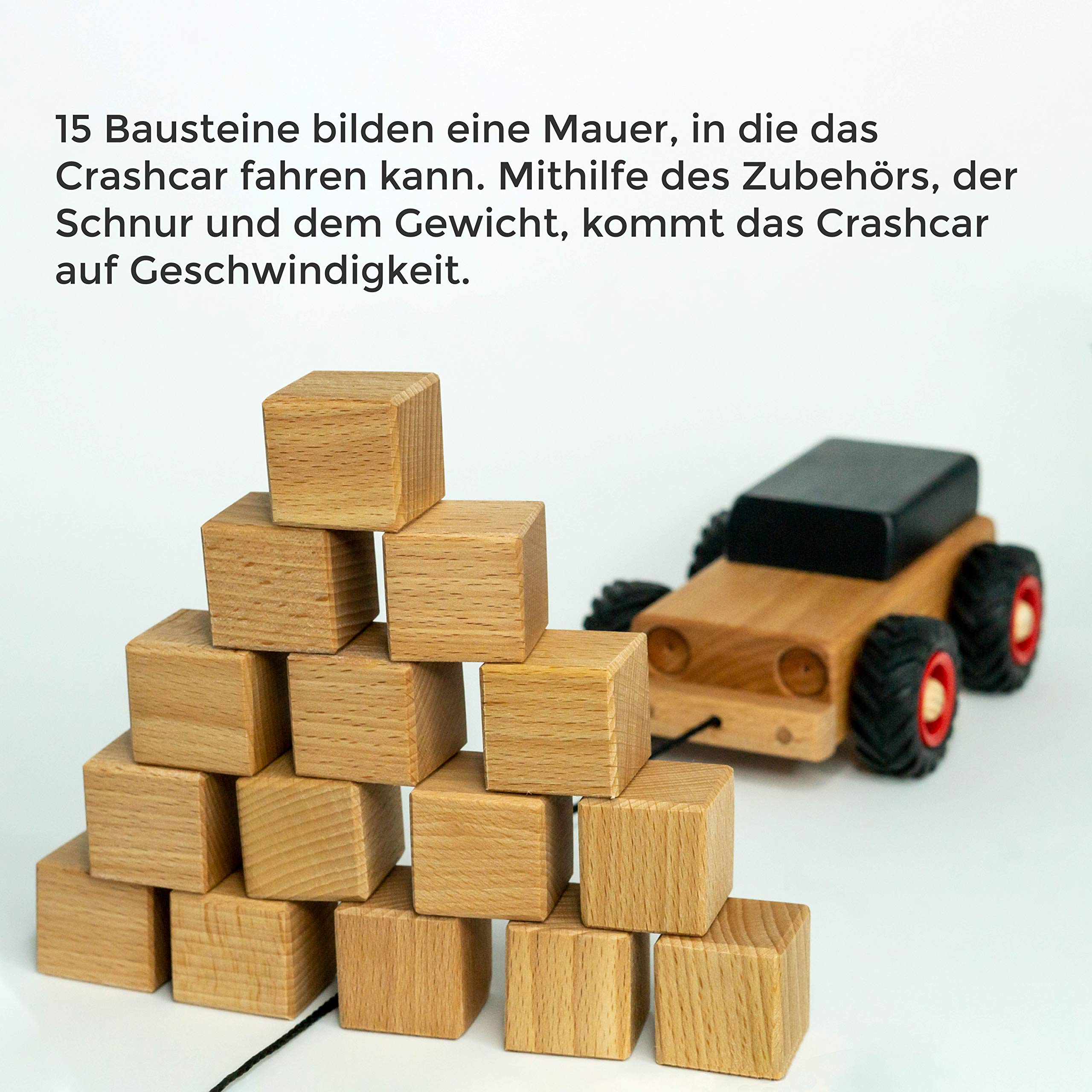 Ribble Race - Auto Rennspiel Premium Holzspielzeug Ab 3 Jahre Made in