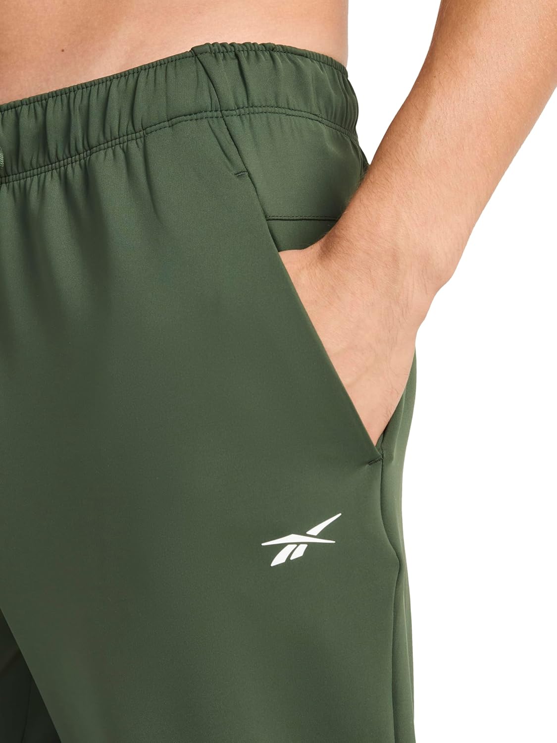 Reebok Mens Velocity Pant, Standard Fit, 31” Inseam, Lightweight Stretch Air Weave Scuba Fabric - Image 5