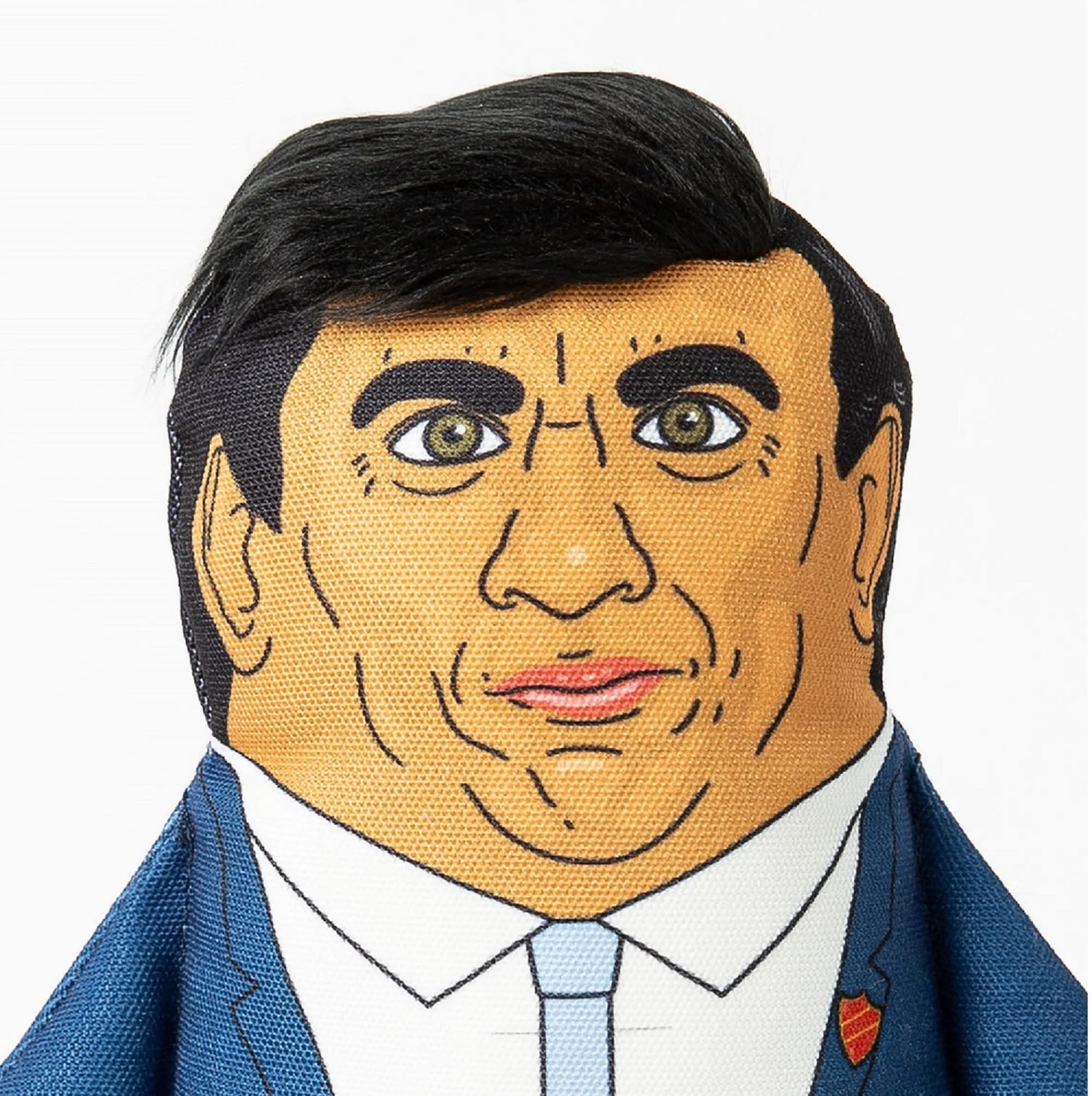 Pet Hates Toys Political Leaders Soft & Squeaky Dog Toys For Small & Large Dogs (Small, Rishi Sunak)