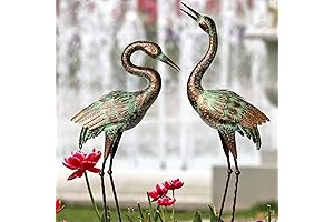 Shorayn Blue Heron Metal Yard Art