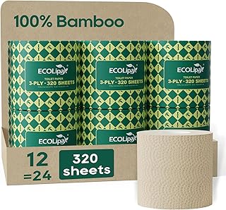 ECOLipak Bamboo Toilet Paper - Soft, Eco-Friendly