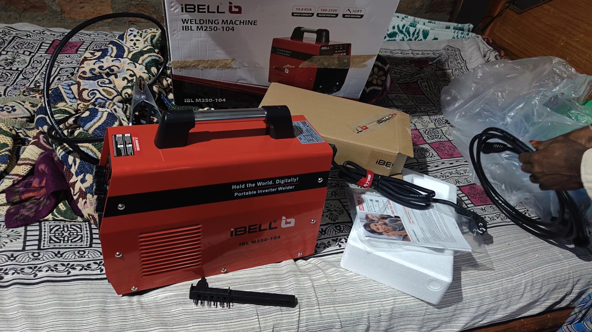 iBELL Heavy Duty Inverter ARC Welding Machine (IGBT) 250A with Hot Start, AntiStick Functions