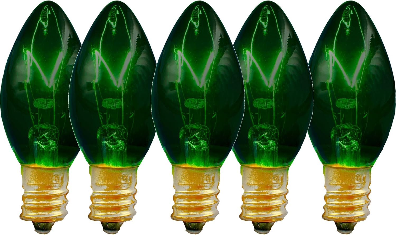 C7 green light bulbs Clearance