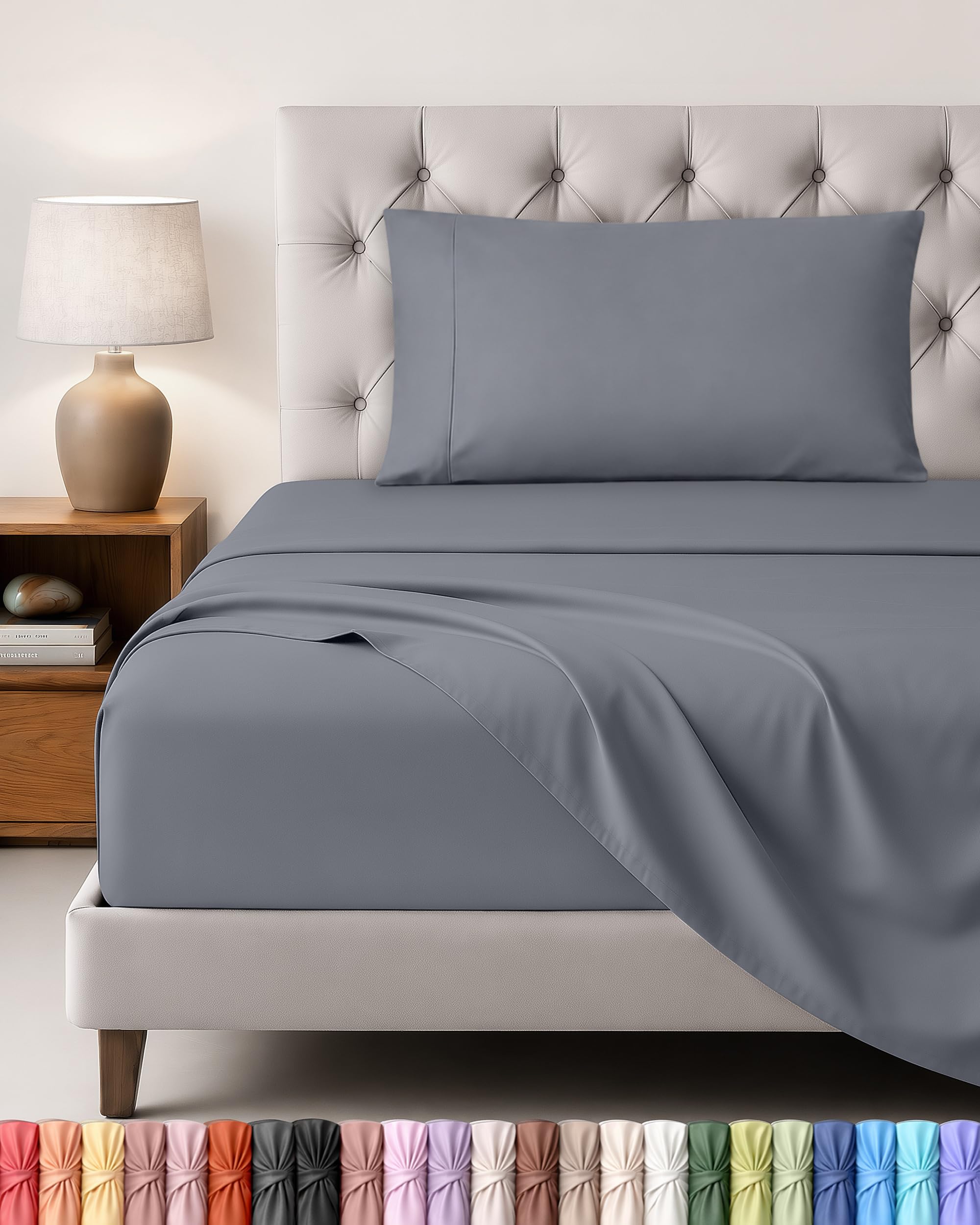 Utopia Bedding Set Lenzuola Letto 3 Pezzi