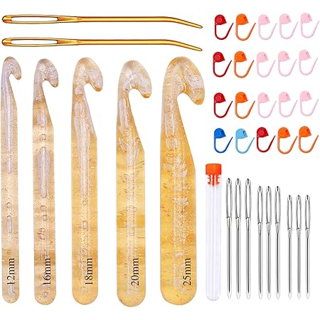 Assortiment De 5 Crochets Pour Laine Prym Ergonomics - MPM