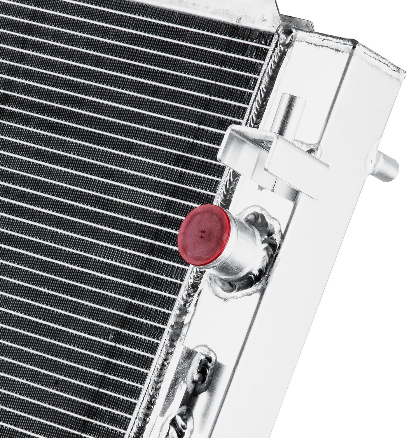 CU2789 3 Row Aluminum Radiator Replacement for 2005-2014 Ford Mustang 3.7-5.0 Radiators Radiador 2006 2007 2008 2009 2010 2011 2012 2013