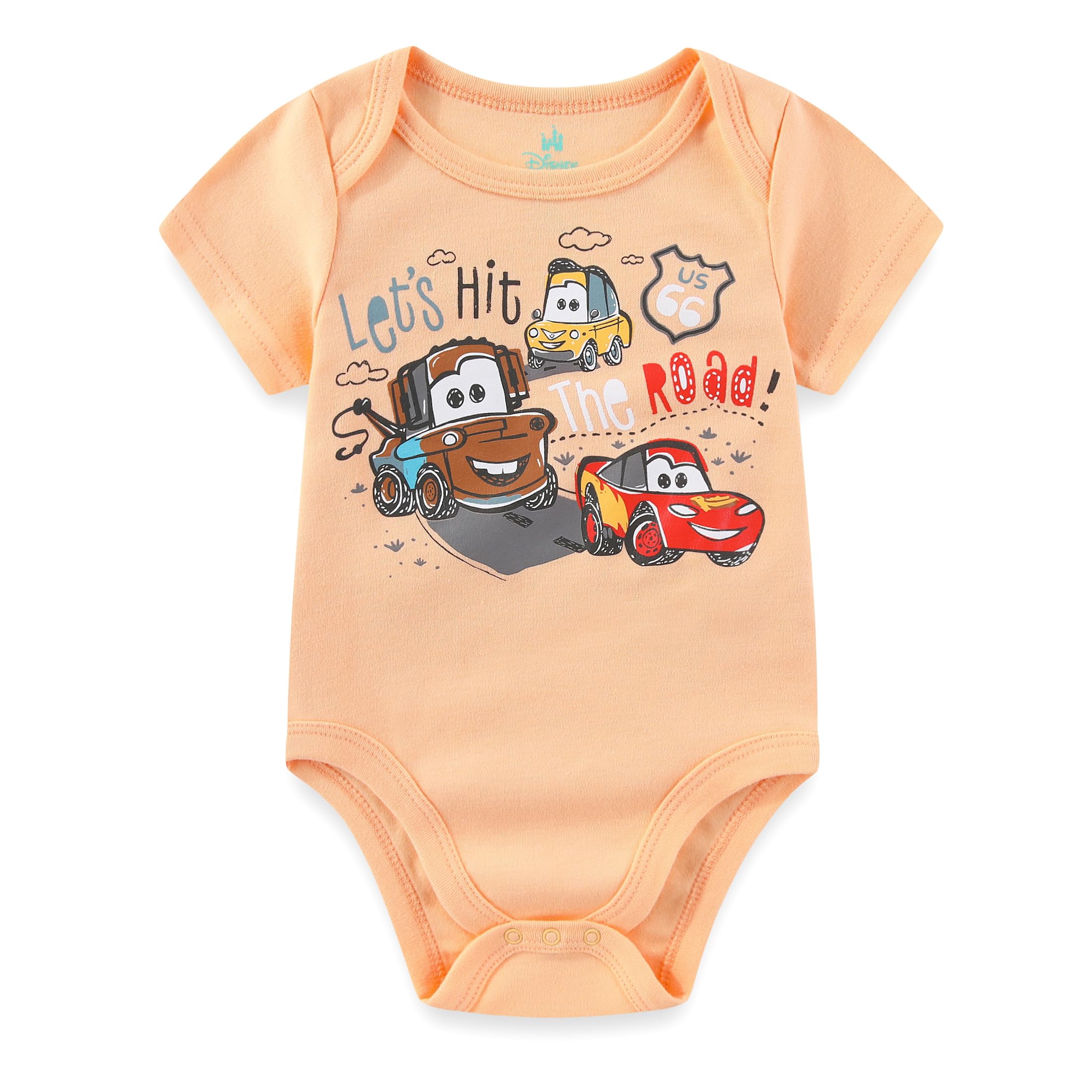 Disney Lot de 3 bodies bébé Cars
