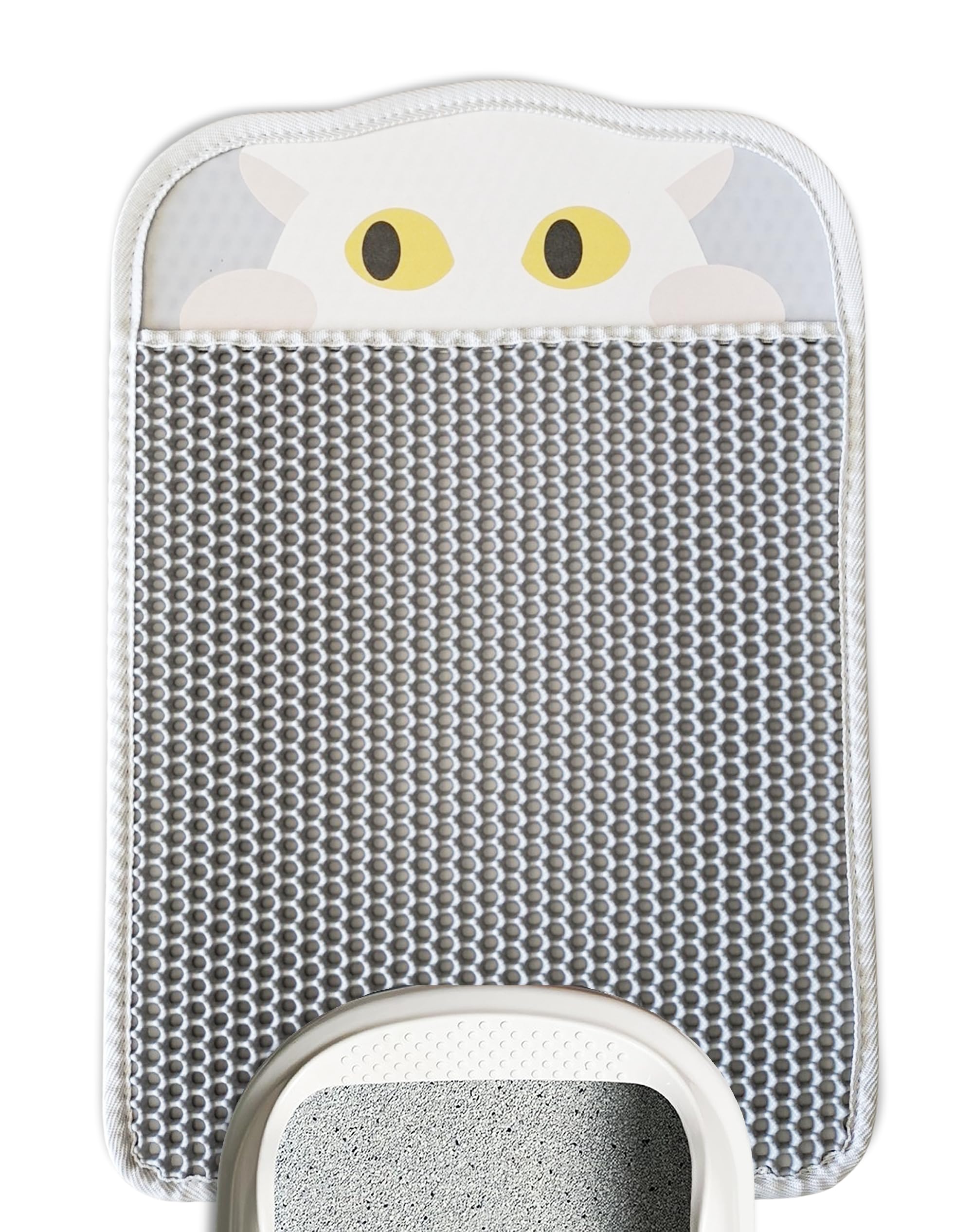 Lukamoo® Cute Double-Layer Litter Mat, Ideal for Any Cat Litter