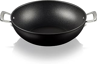 Le Creuset Padella wok in alluminio antiaderente, Ø 32 cm, Alluminio antiaderente