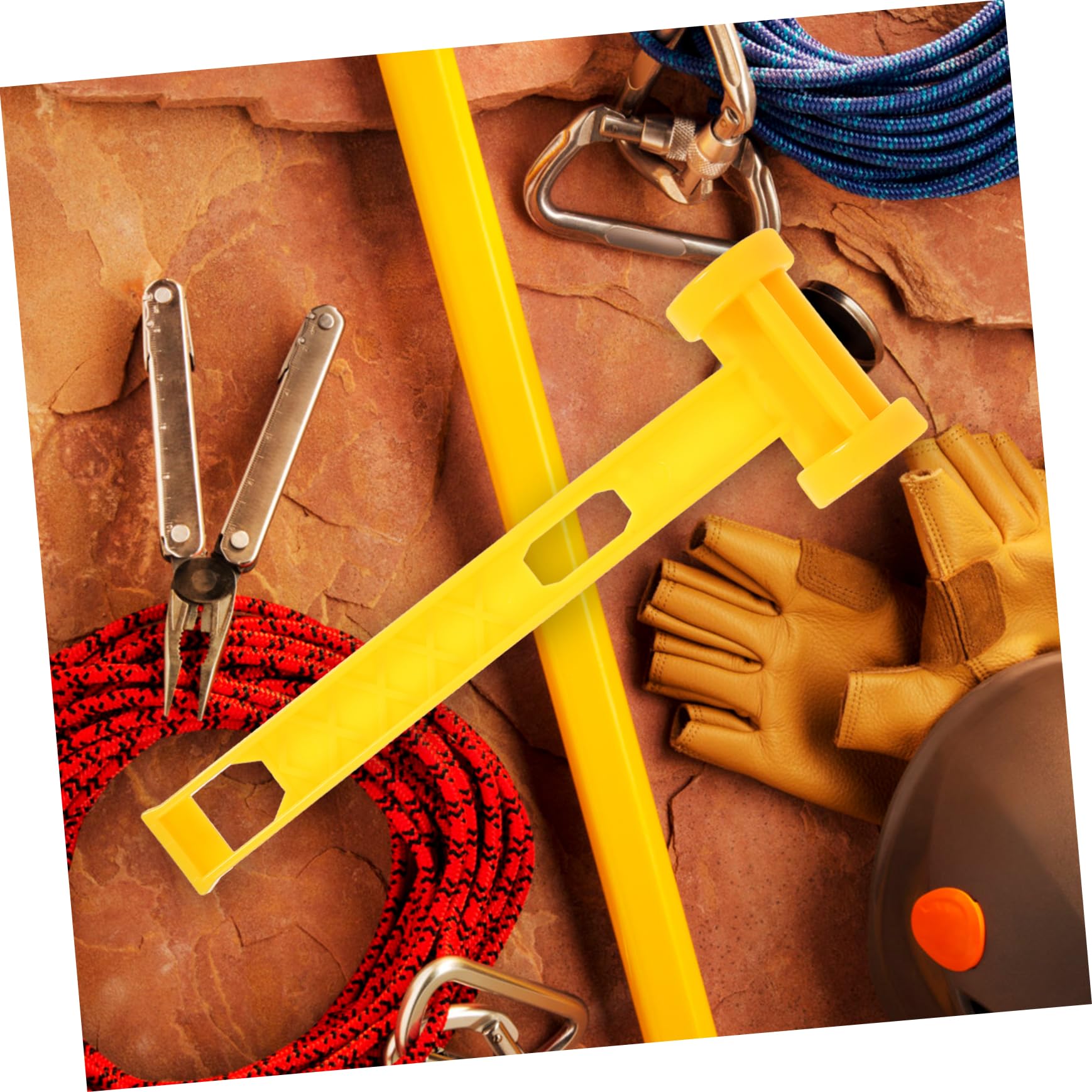 NUOBESTY 5 Set Chiodi Martello Unghia Bushcraft Anti- Palo Casa Tack Martello Da Per La Lavorazione Del Legno Per Chiodi Da Pe Materiale Giallo 2 Pezzi * 5