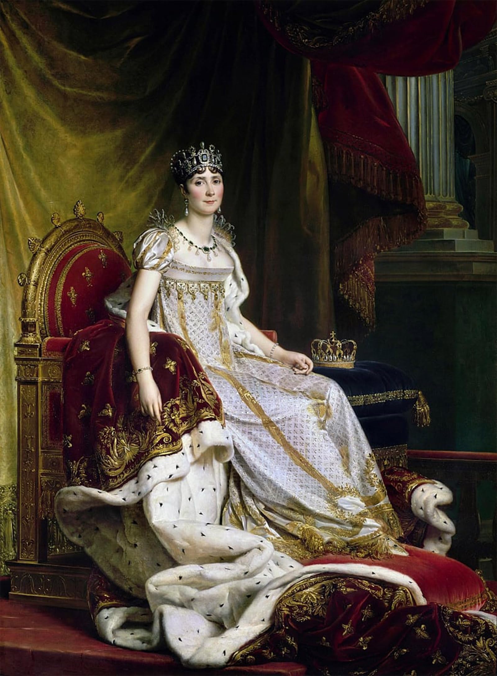 SERENDIPITP Aesthetic Poster Photo Wall Print Retro Picture the First Wife of Napoleon Bonaparte by Pascal Simon Gerard Modern Wall Artwork for Home Decor 60x90cm