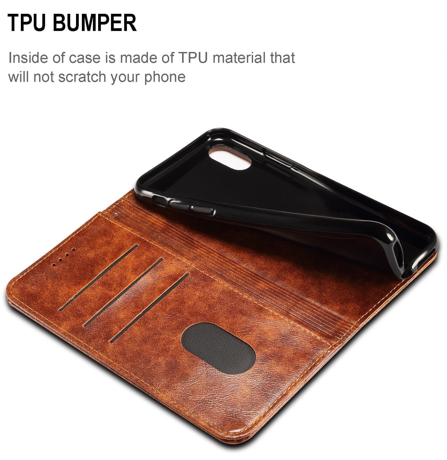 Amazon.com: iPhone XS Case, iPhone X Case, SINIANL Leather