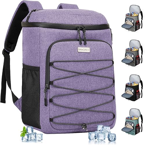 Miniatura 8 de BAVGRDD Backpack Coolers Insulated Leak Proof 30 Cans,Waterproof Insulated Backpack Cooler for Men and Women,Portable Lightweight Ice Chest Backpack