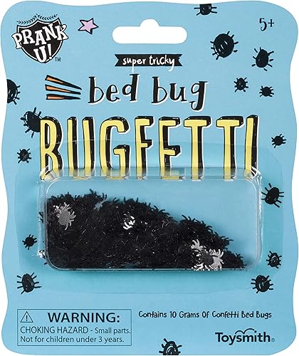 Bugfetti, juguete de broma de chinches de cama, no muerden