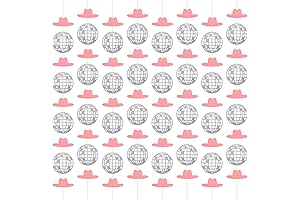 8pcs Western Cowgirl Party Hanging Decorations, Cowgirl Bachelorette Party Decorations Hanging Streamer Backdrop