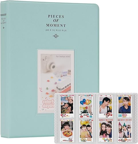 TONYLAIJIANTAO Mini álbum de fotos de 128 bolsillos para Fuji Instant Mini 70 7s 8 8+ 9 11 25 50s 90, Polaroid Snap SnapTouch PIC-300 Z2300 Cámara