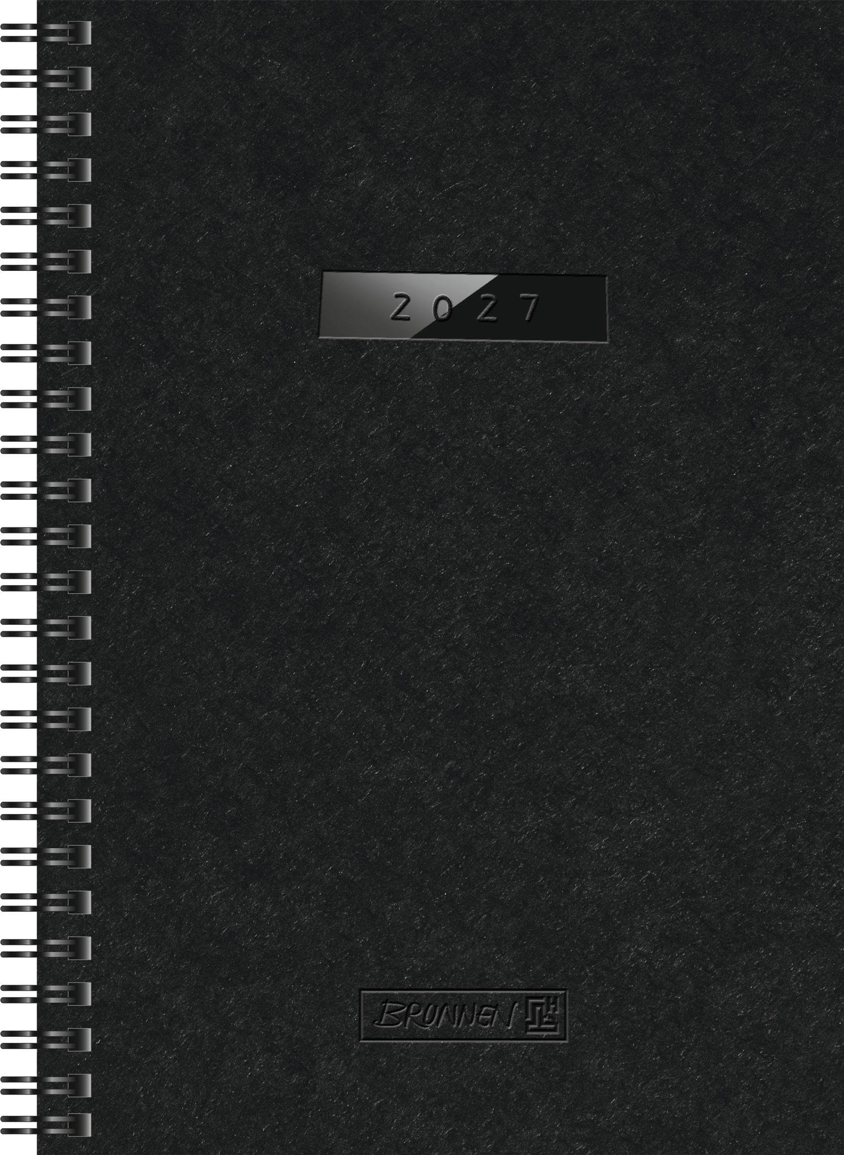 BRUNNEN 1079605907 Buchkalender Mod. 796 2027 "Suburb Streets" A5, Karton