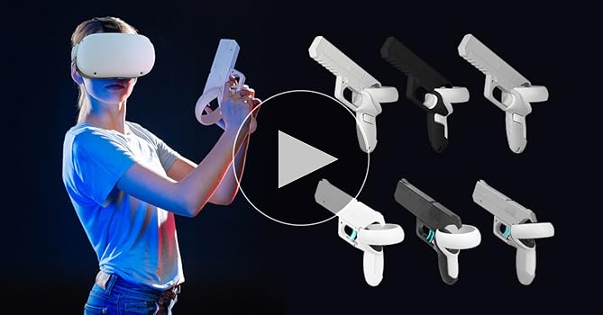 Amazon.co.jp: Esimen Quest2用のコントローラーのゲームガン