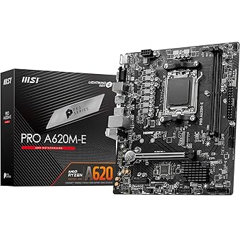 【動作OK】MSI PRO A620M-E マザーボード PRO A620M-E