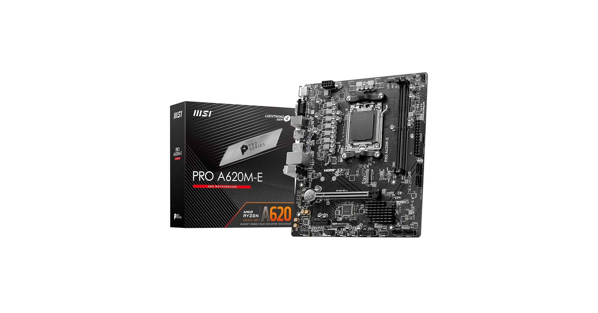 Amazon.com: MSI PRO A620M-E Motherboard, Micro-ATX