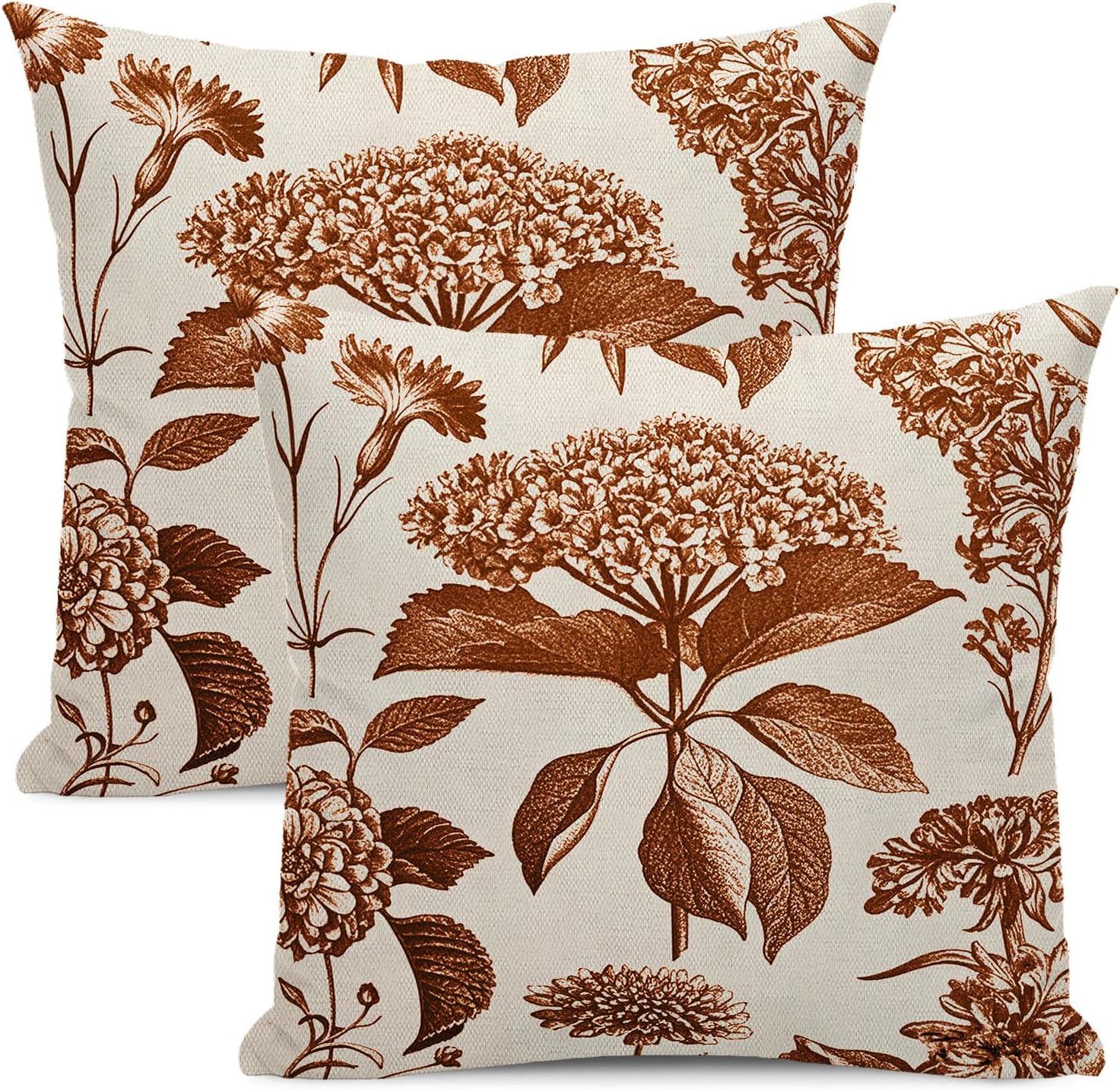 Vintage Floral-orange