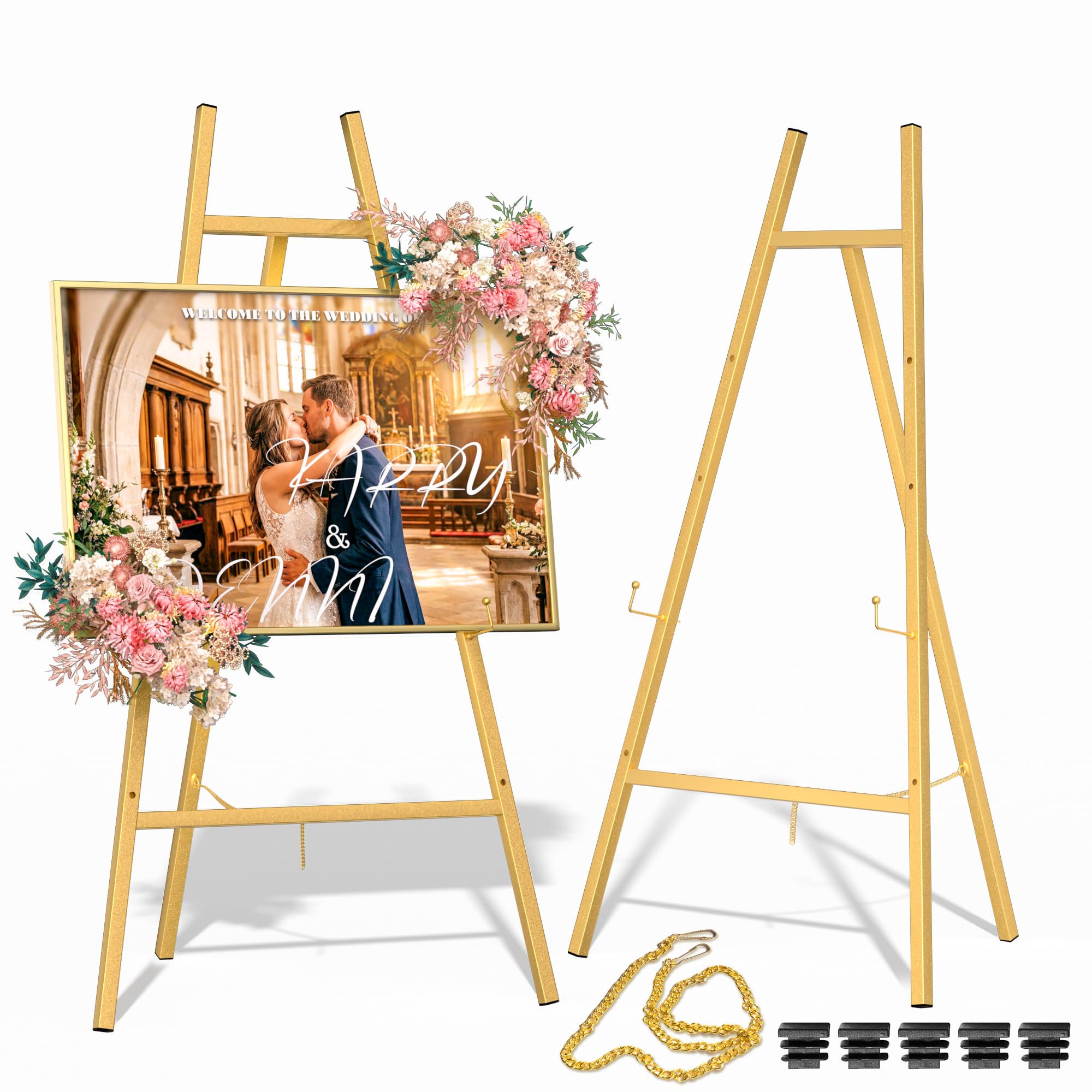 Photo 1 of GTSABWAY Gold Metal Art Easel Stand