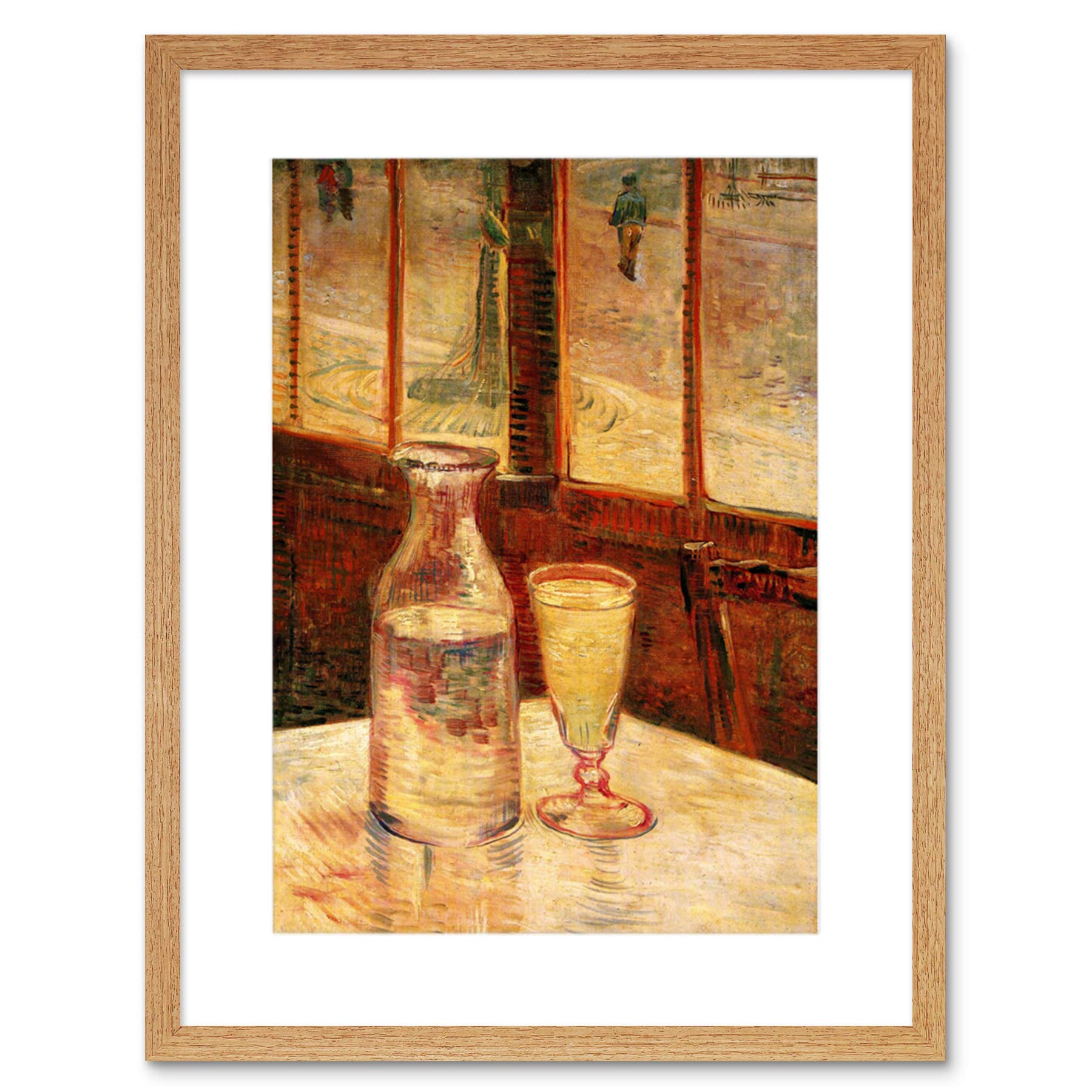 Wee Blue Coo Van Gogh Still Life With Absinthe Old Master Framed Wall Art Print
