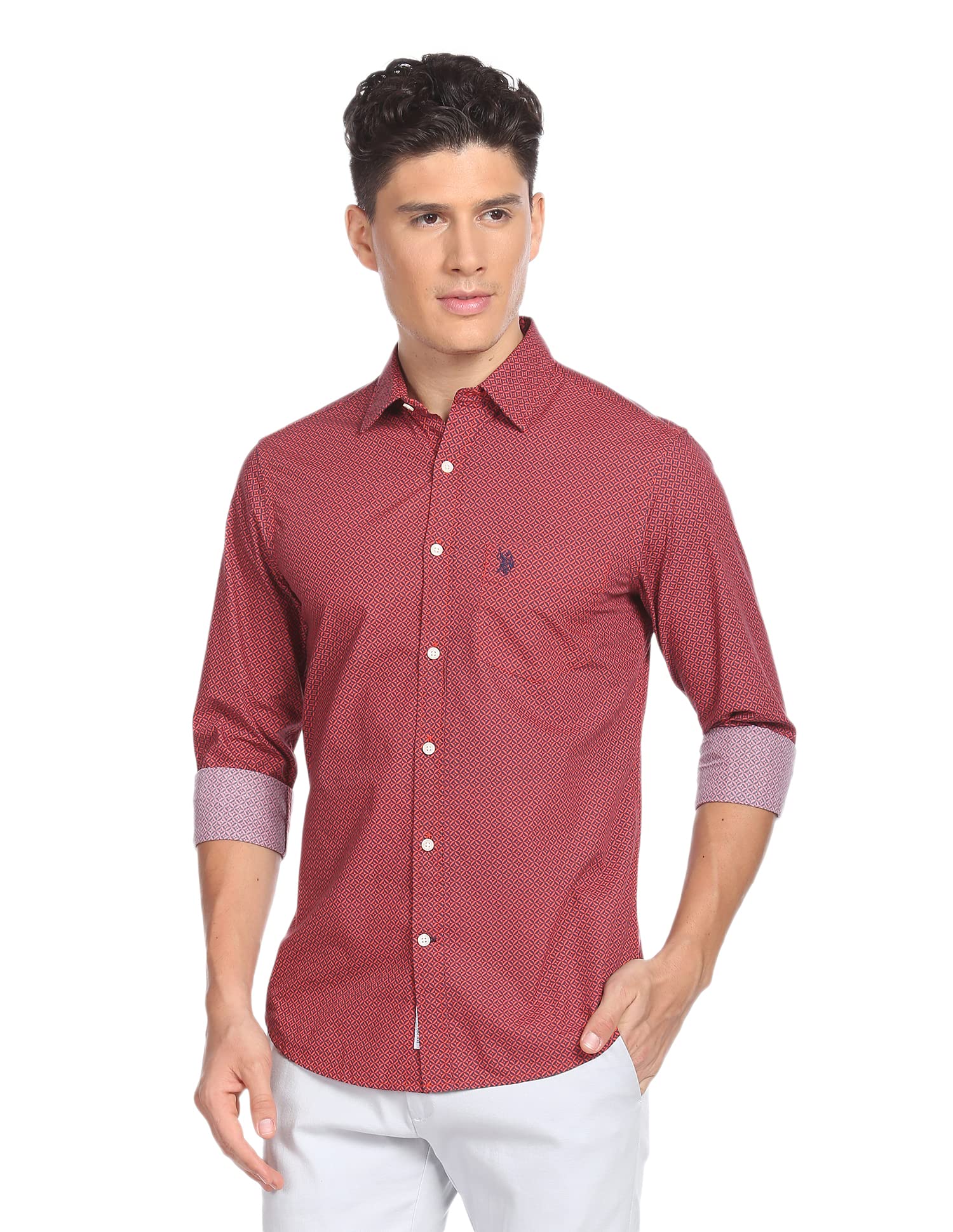 u.s. polo assn. Men's Cotton Regular Fit Shirt-picture-10