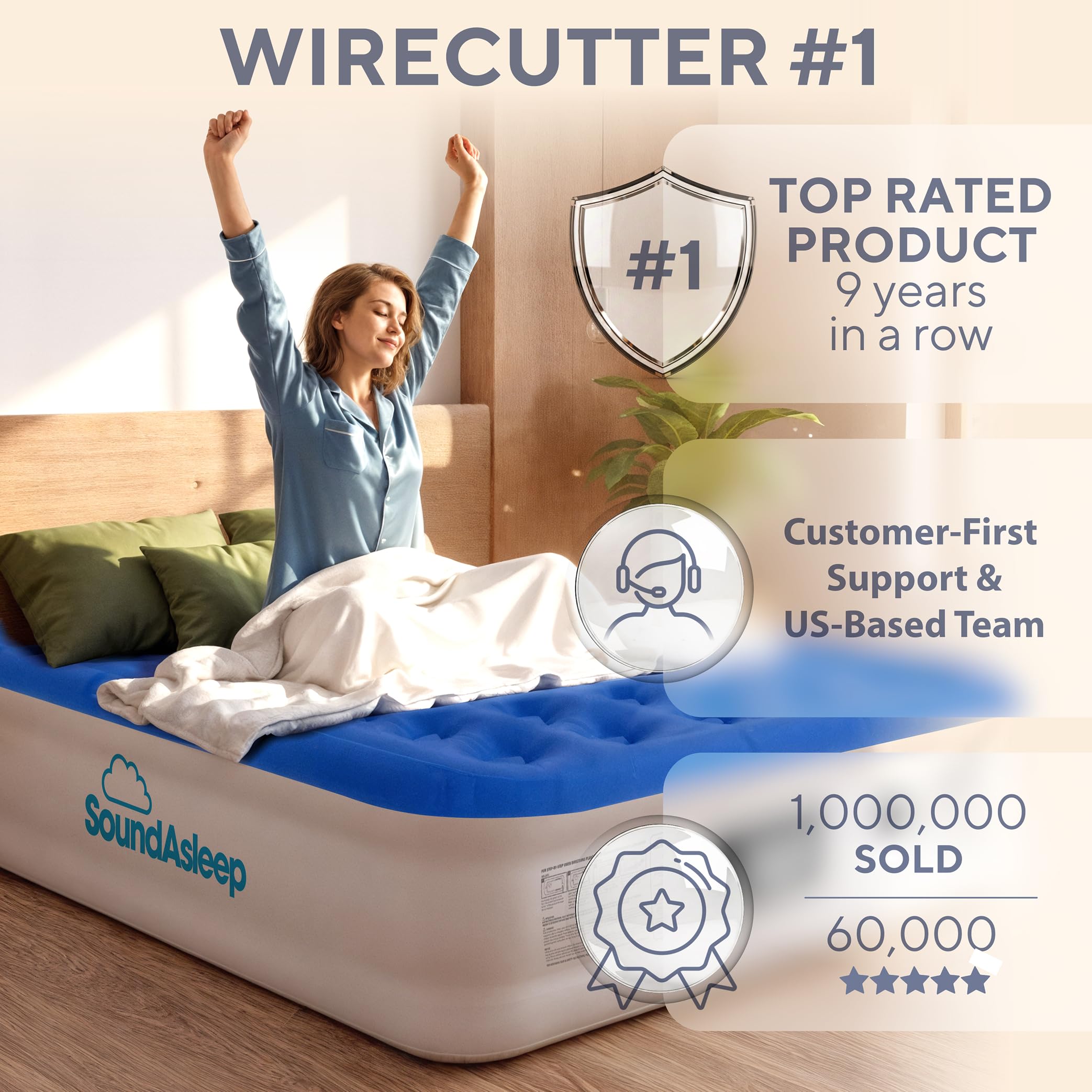 Amazon.com: SoundAsleep Dream Series Luxury Air Mattress with