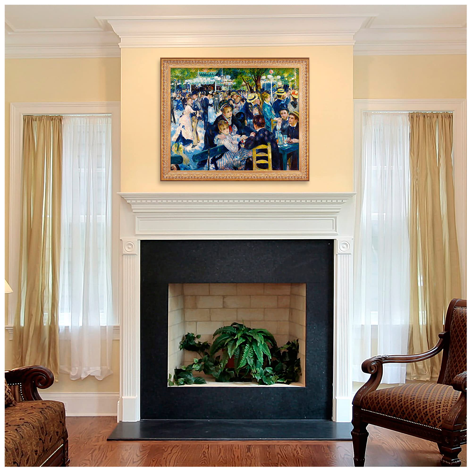 Amazon.co.jp: Bal du Moulin de la Galette by Pierre-Auguste Renoir