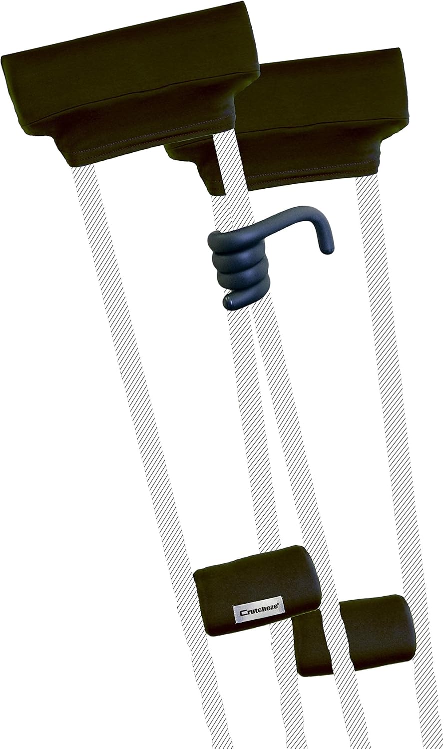 Crutcheze Crutch Pad & Crutches Holder Set Premium USA