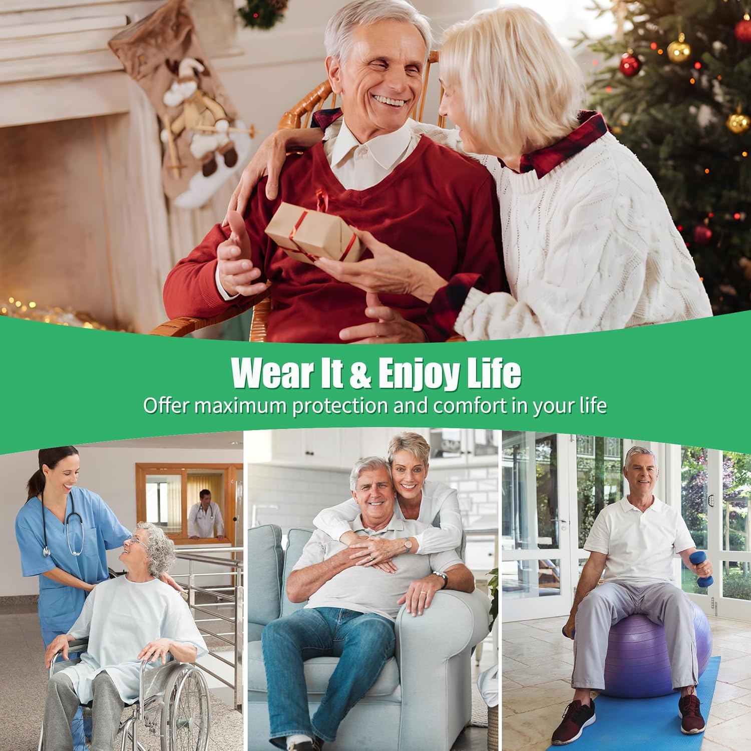 Nonlut Diabetic Socks for Men,6 Pairs Low Cut Neuropathy Mens Diabetic Socks 9-11/10-13(Deep Grey+Brown+White+Deep Blue+Black+Deep Brown-Large) - Image 2