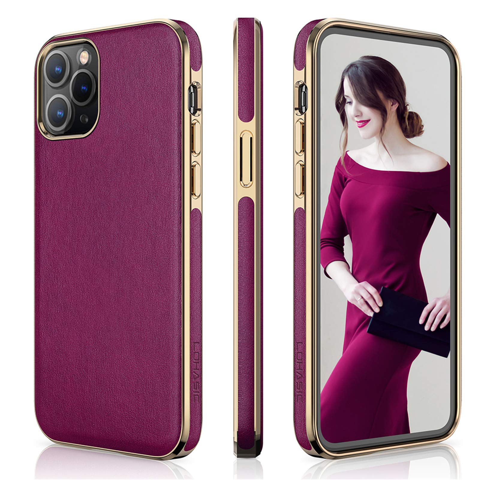 Amazon Com Lohasic For Iphone 12 Pro Max Case For Women Soft Pu Leather Classic Elegant Cute Cover Slim Scratch Resistant Non Slip Protective Phone Cases Compatible With Iphone 12 Pro Max 6 7
