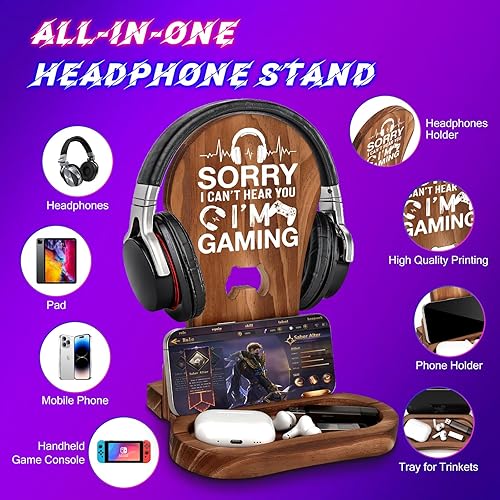 Miniatura 3 de Regalos de Navidad para hombres, adolescentes y niños, soporte para auriculares de videojuegos para hombres, decoración de habitación de jugadores,