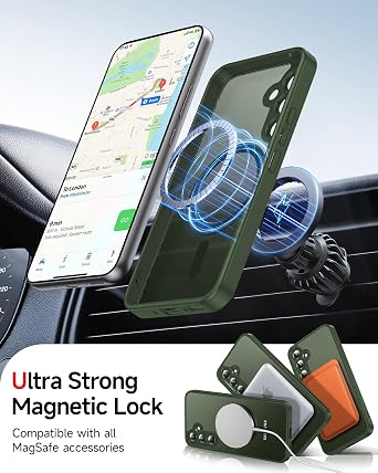 LeYi 2PCS Samsung Galaxy A54 5G Case with Screen Protector