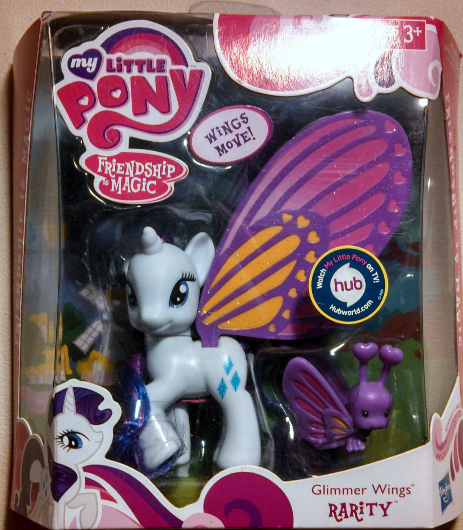 My Little Pony Friendship Is Magic - Glimmer Wings - Rarity by Hasbro