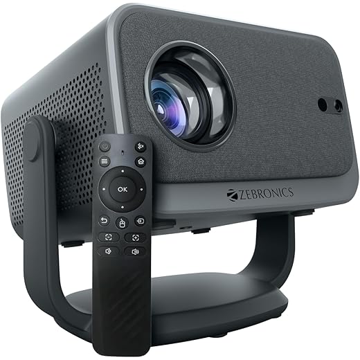 ZEBRONICS PIXAPLAY 67 Smart LED Projector 150 Inches