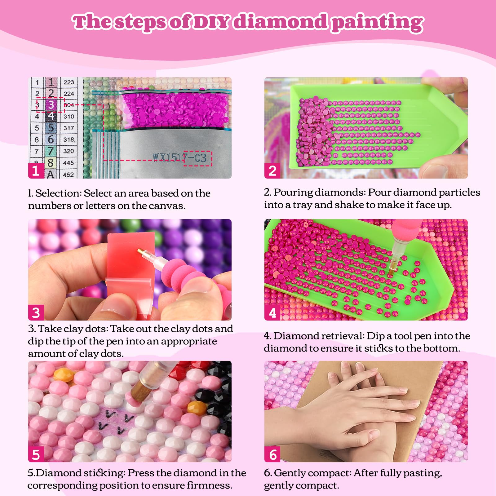 Doe-het-zelf 5D Diamond Painting Kit voor volwassenen en kinderen