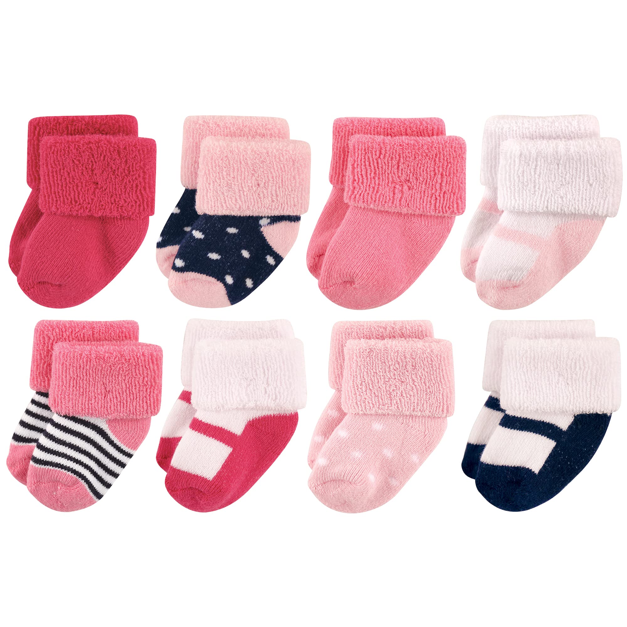 Luvable FriendsUnisex Baby Newborn and Baby Terry Socks