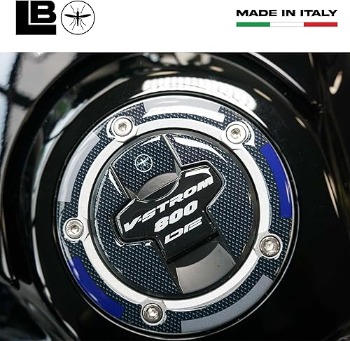 Miniatura 4 de labelbike - 3D Resin Sticker Motorcycle Tank Cap Protection compatible with Suzuki V-Strom 800DE 2023 Blue