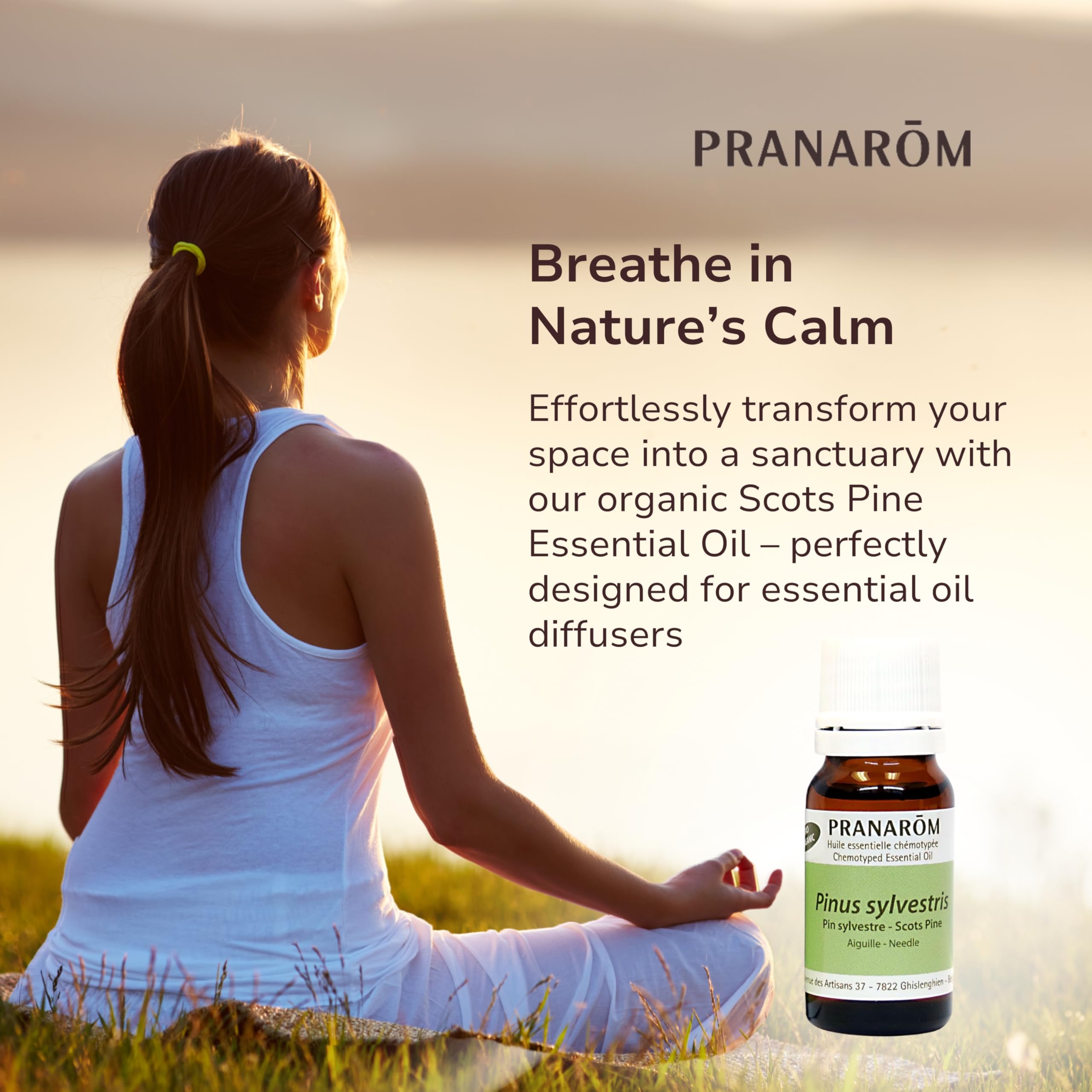 PRANAROMセット(シアバター＆精油４点) Pranarom Scots Pine Essential Oil, 100% Organic Pinus Sylvestris