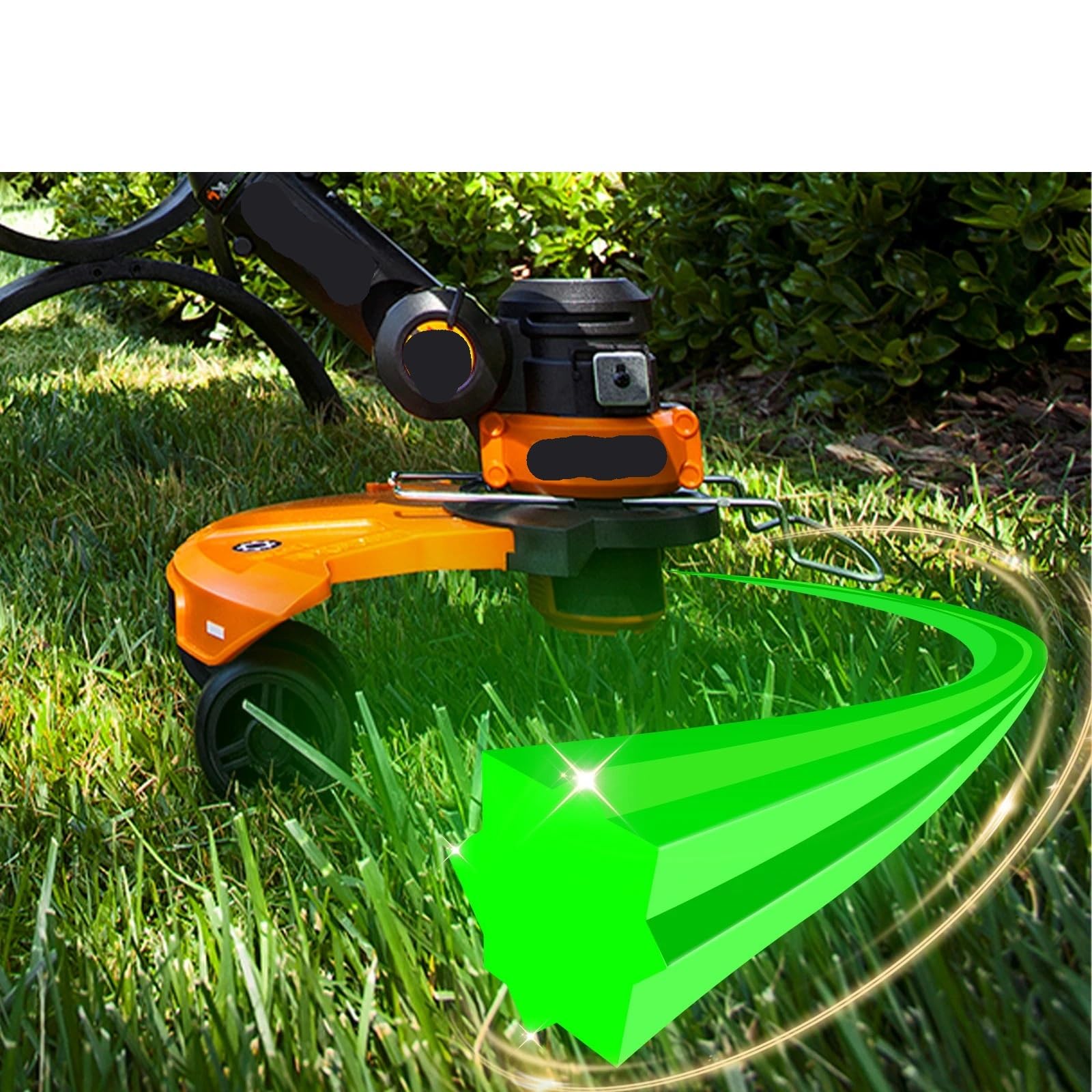 Generico Compatibile Filo Nylon Ottagonale 59m-130m Bobina Verde