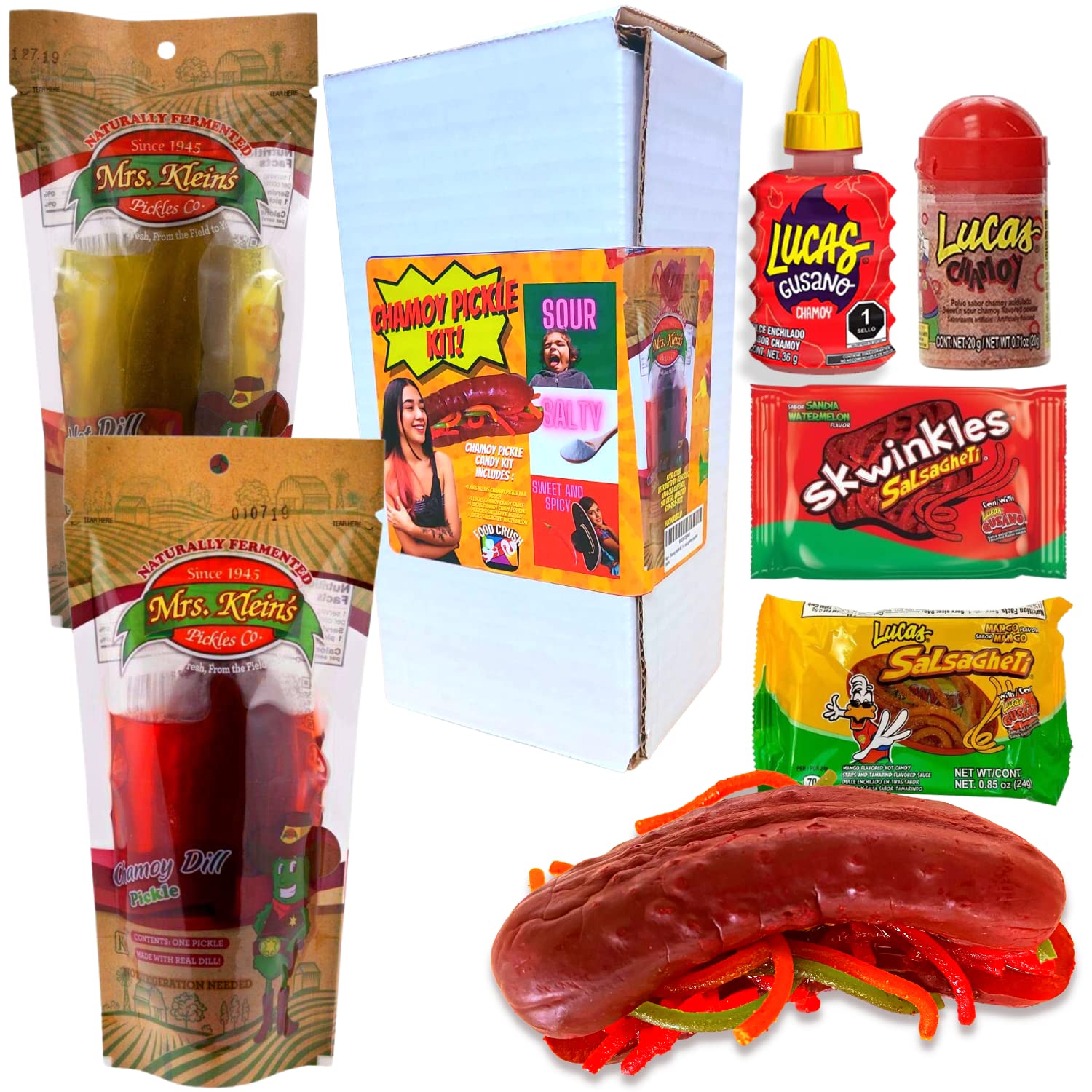 Buy Food Crush Hot Chamoy Pickle Kit • 1 Chamoy Pickle + 1 Hot Pickle