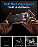 Ulefone Armor 27 Rugged Smartphone, 24GB+256GB/SD-2TB Android 14, 6.78" FHD+ 120Hz, Fotocamera 64MP+50MP+50MP+32MP Telefono Indistruttibile 10600mAh Batteria, Ricarica Rapida 33W 4G/GPS/NFC/OTG - 2