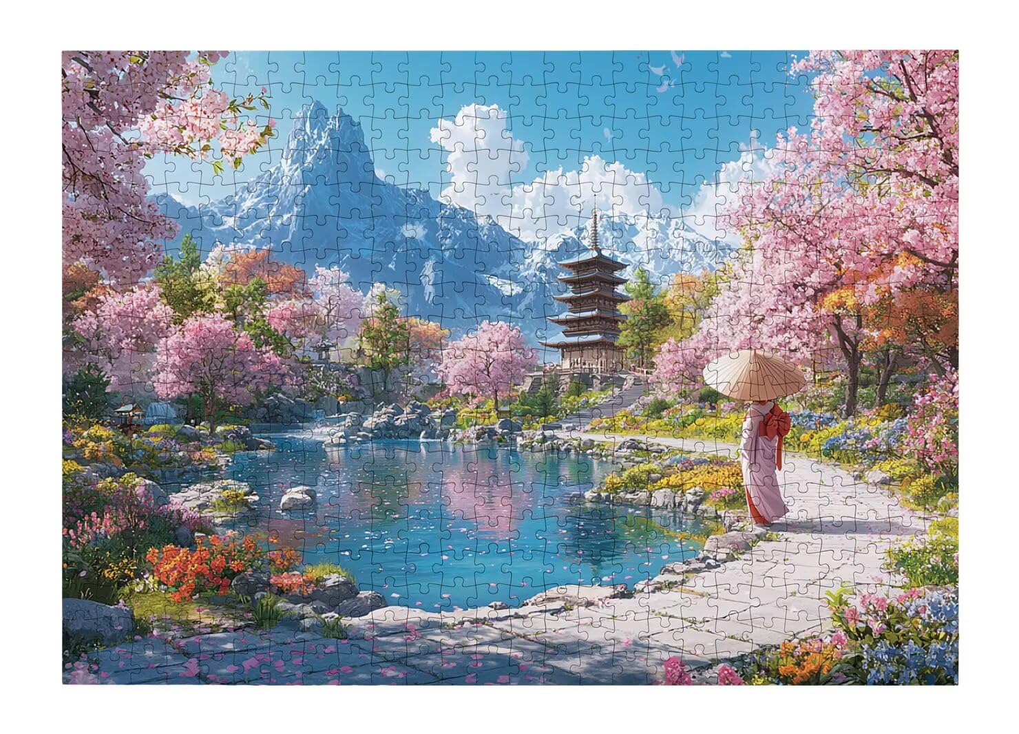 Puzzle 2000 Pezzi, Puzzle Primavera per Adulti, 100x71cm, Compact Box -4560