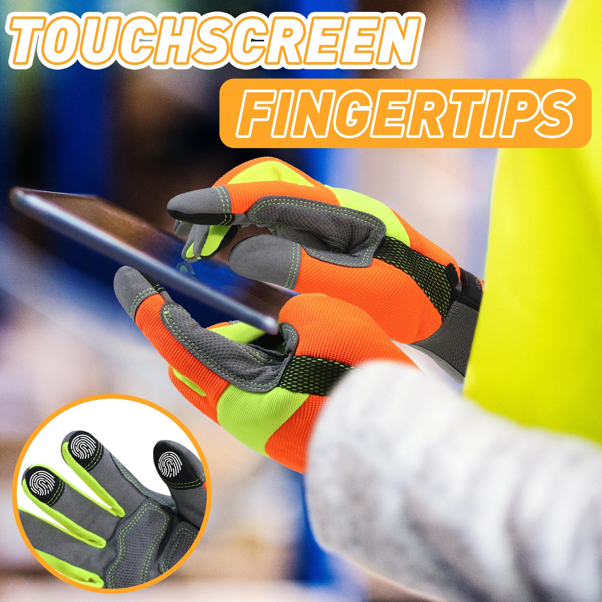 HANDLANDY 6 Paar Anti-Vibrations-Handschuhe, hohe Sichtbarkeit, reflektierende Sicherheits-Arbeitshandschuhe, Touchscreen, flexible Spandex-Rckseite, Anti-Vibrations-Handschuhe (S, Orange) bei Amazon.de | Gnstiger Preis | Kostenloser Versand ab 29 ... HANDLANDY 6 Paar Anti-Vibrations-Handschuhe, hohe Sichtbarkeit, reflektierende Sicherheits-Arbeitshandschuhe, Touchscreen, flexible Spandex-Rckseite, Anti-Vibrations-Handschuhe (S, Orange) bei Amazon.de | Gnstiger Preis | Kostenloser Versand ab 29 ...