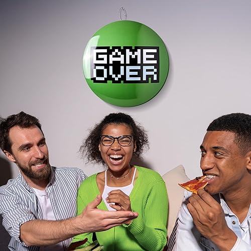 Miniatura 131 de American Art Decor Letrero de metal con forma de cúpula – Decoración retro de habitación para bar, cueva de hombre, garaje, sala de juegos, Corona