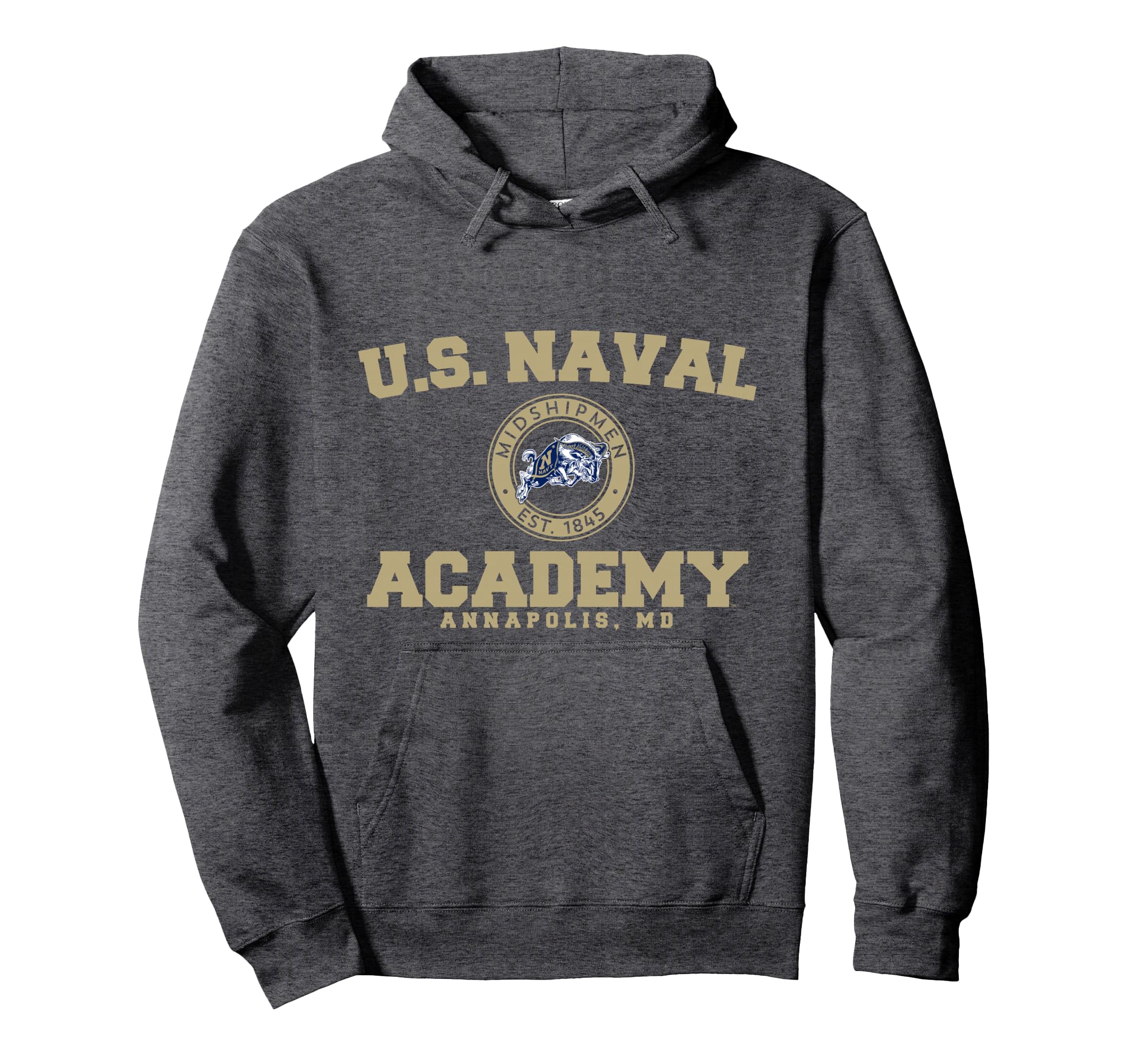 US Naval Academy Navy Midshipmen Circle Logo Pullover Hoodie